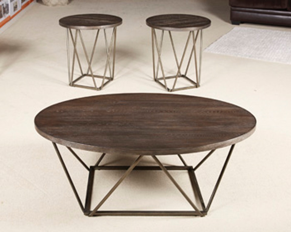 T384-13 Ashley Neimhurst Coffee Table with 2 End Tables. (3-pcs) | Rudd