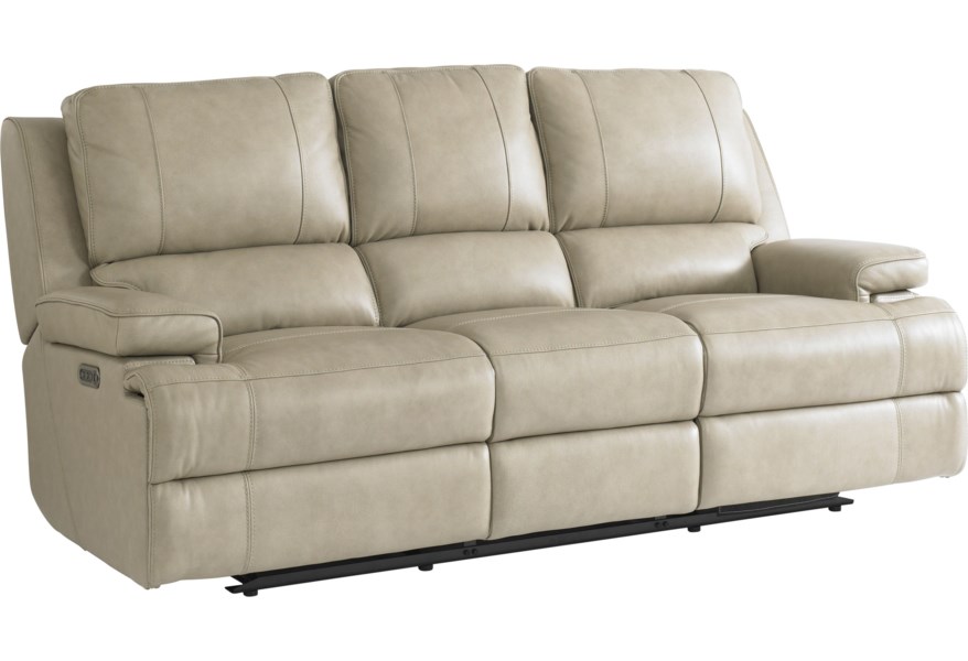 bassett leather sofa nfm