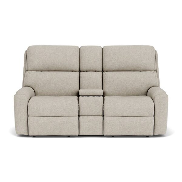 S2904 601H 818 01 Flexsteel Rio Fabric Loveseat Power Reclining With