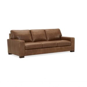 Flexsteel brown leather Sofa