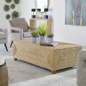 woven coffee table