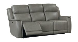 Bassett Conover Leather Sofa