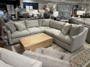 111" sectional sofa by Rowe