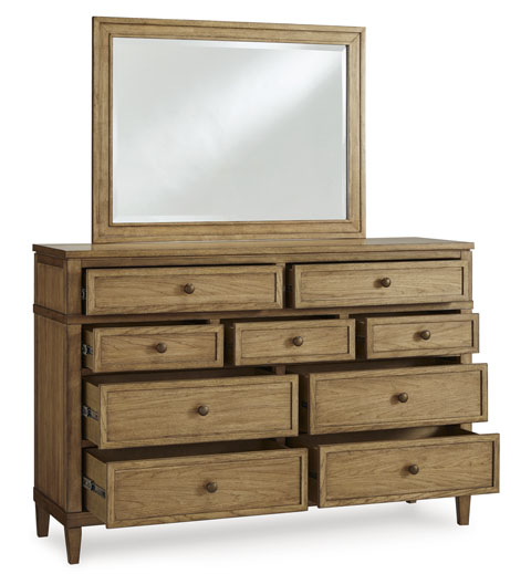 B895-156/158/31/36/46/93 Ashley Sharlance 7-pc Bedroom King. (HB+FB+Rails+Dresser+Mir+Chst+NS) - Image 2