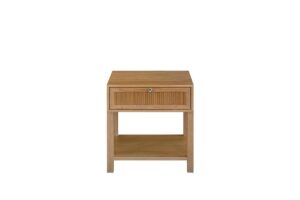 6544-0665 Bassett Newbury Ribbed Drawer End Table