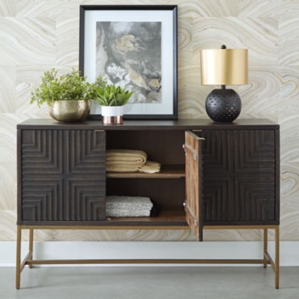 A4000316 Ashley Elinmore 58"Accent Cabinet