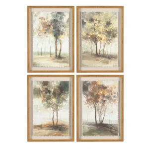CVBZWF104 Crestview 24x34" Prints (Set of 4) - Indian Summer