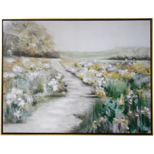 WM51157 share SUCCULENT PATHWAY | Printed & Framed Canvas | Made in USA | 48in X 36in