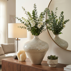 EV21821-01 Sagebrook 13" Febres Small Portugal Vase