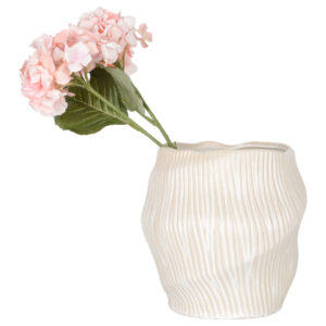 EV21713-04 Sagebrook 11" Tihany Small Cream vase