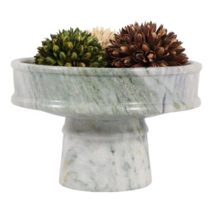 EV22377 Sagebrook Rimmon Green Marble Pedestal