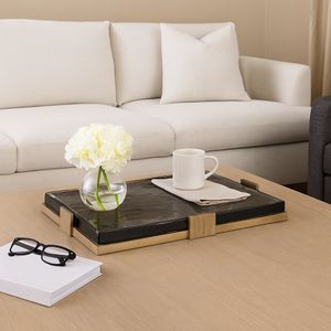 EV19326 Sagebrook 19" Kelpine Gold Tray