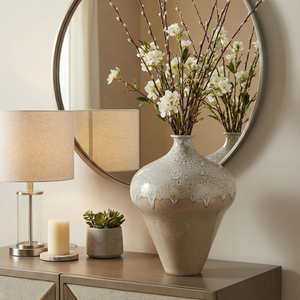 EV21821-02 Sagebrook 16" Febres Large Portugal Vase