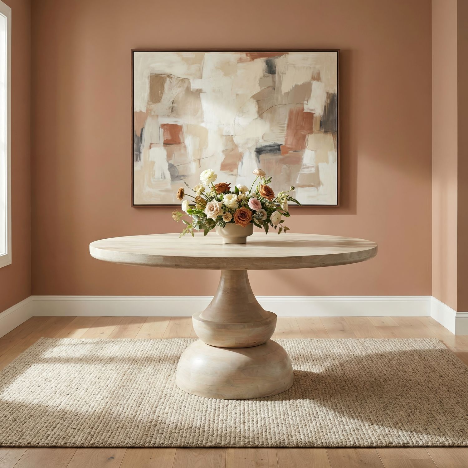 4003 58"Pedestal Table by Liberty