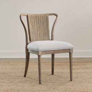 611-C9501S Liberty Shaped Corded Back Side Chair