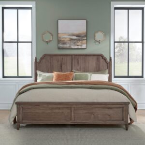 866-BR13/14/90/31/51/61 Liberty Hickory Grove Queen Panel Bed w Dresser+Mirror+Nightstand