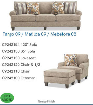 C92421 Fargo-09 Matilda-09 Mebefore-08Craftmaster Sofa - Quick Ship