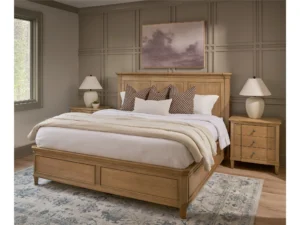 U550220H/F/R/040/350/030 Universal Brindle King Panel Bedroom (bed+dresser #40+night stand)