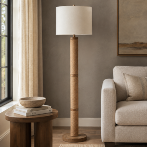 L4594F BMC Chester Rope Floor Lamp